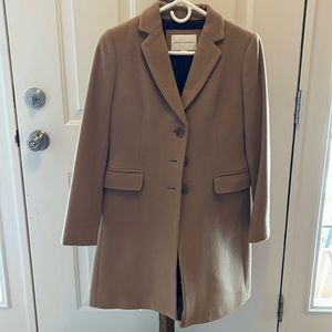 Banana Republic 100% wool XS camel trench coat.
